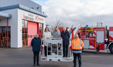 Visite de la FIM chez Échelles Riffaud, référence française anti-incendie