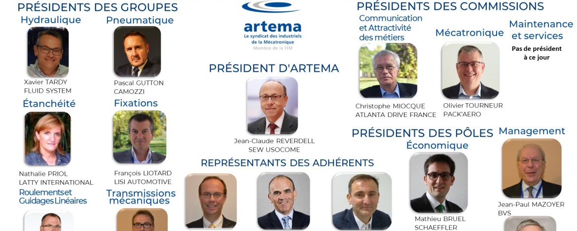 Conseil d’administration Artema : de nouveaux visages pour envisager l’après 2020